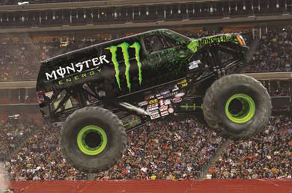There are monster trucks and then there IS Monster Energy